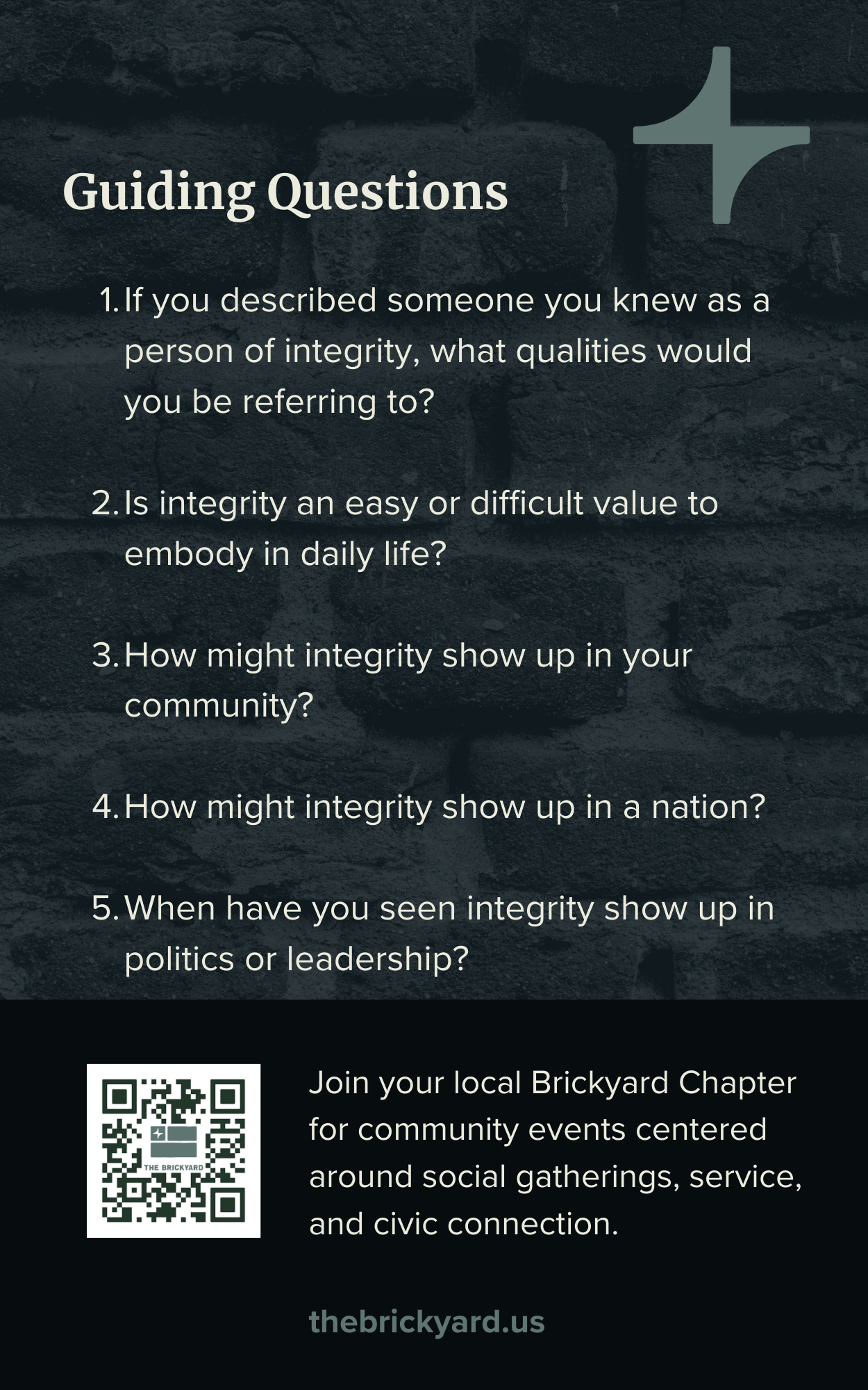 Conversation Cards Core Values